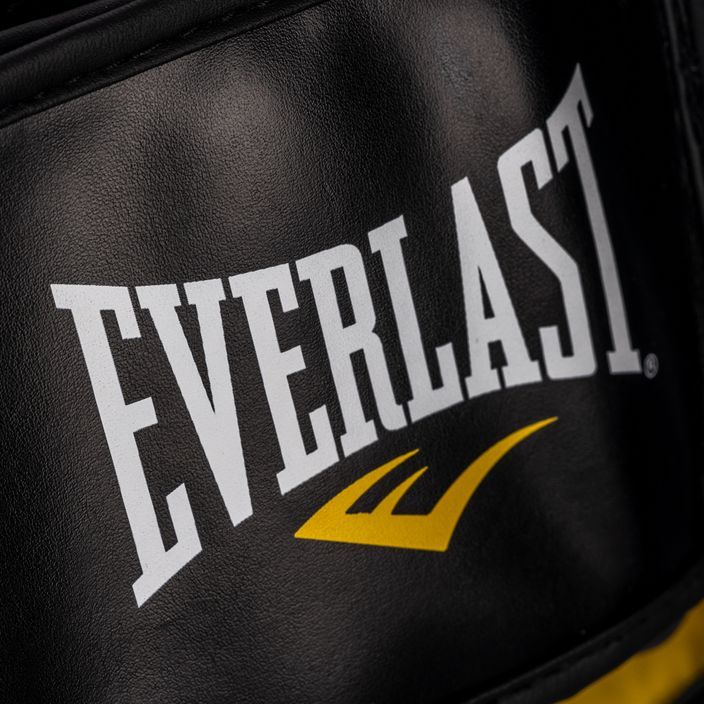EVERLAST Elite Lea Headgear pánska boxerská prilba čierna EV 720 4