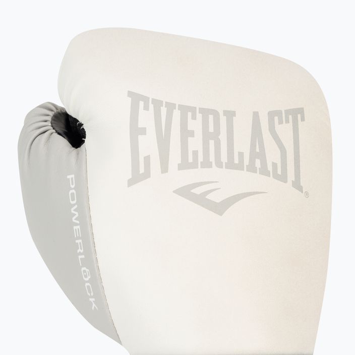 EVERLAST Powerlock Pu pánske boxerské rukavice biele EV2200 5