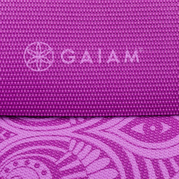 Podložka na jogu Gaiam Purple Mandala 6 mm fialová 62202 4
