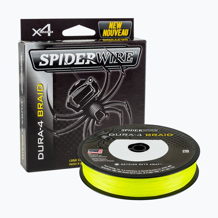 SpiderWire Dura 4 žltý rotačný oplet 1450404 2