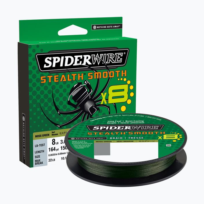SpiderWire Stealth 8 zelený rotačný oplet 1515222 2