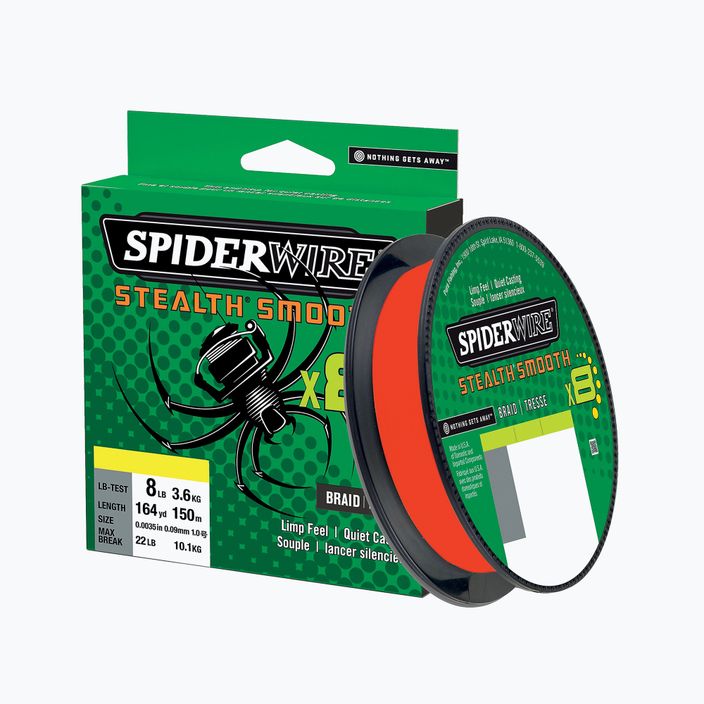 SpiderWire Stealth 8 spinningový oplet červený 1515680 2