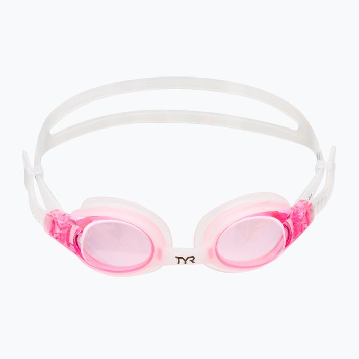Plavecké okuliare Tyr bielo-ružové LGSW_660 2
