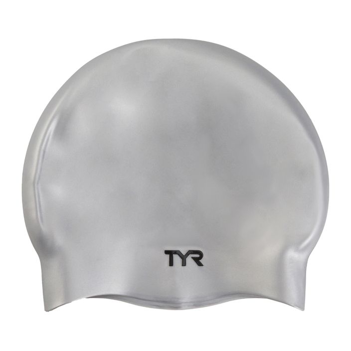 Plavecká čiapka TYR Wrinkle-Free Silicone šedá LCS 2