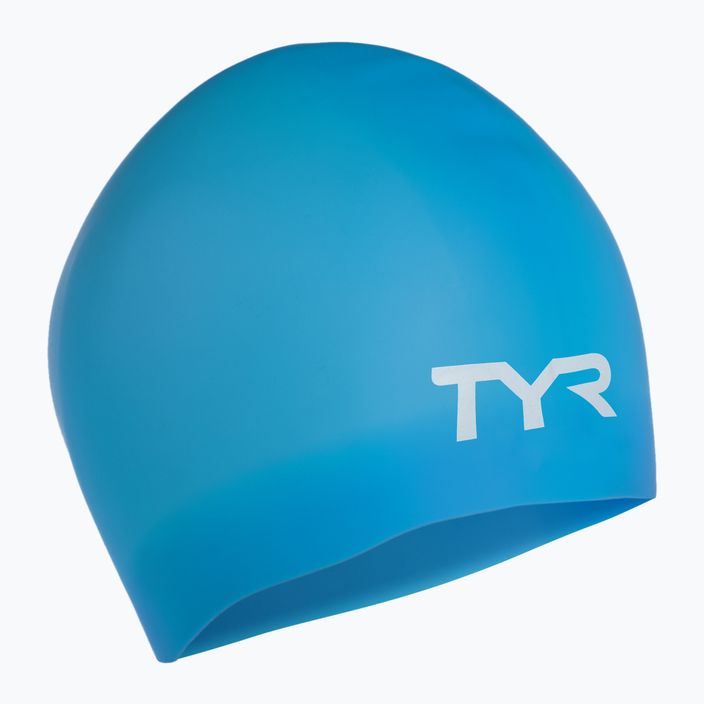 Plavecká čiapka TYR Wrinkle-Free modrá LCSL_42