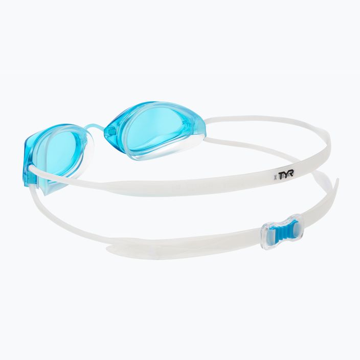 Plavecké okuliare TYR Tracer-X Racing modré a biele LGTRX 4