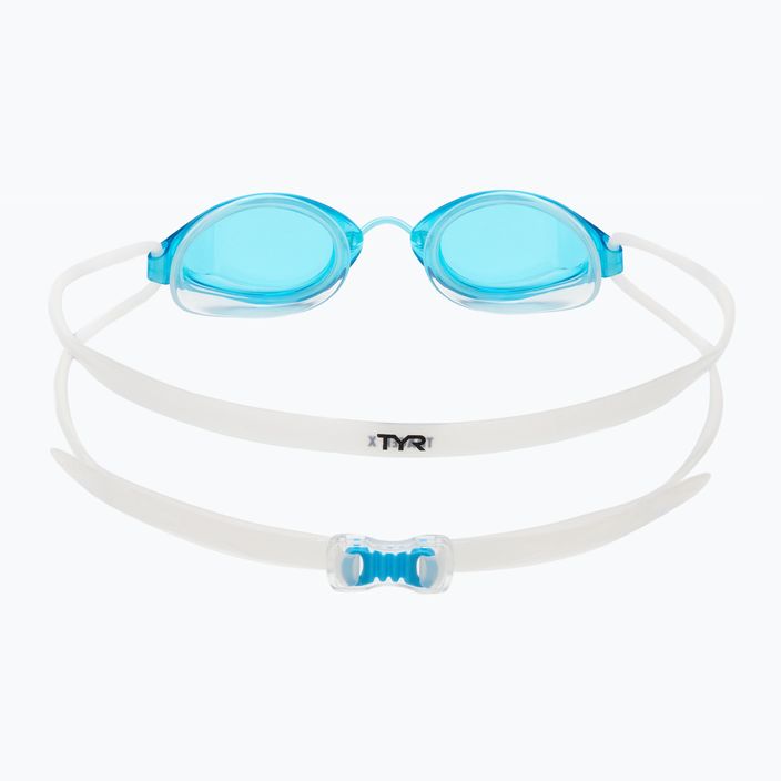 Plavecké okuliare TYR Tracer-X Racing modré a biele LGTRX 5