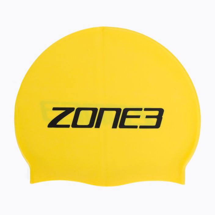Plavecká čiapka Zone3 High Vis žltá SA18SCAP115