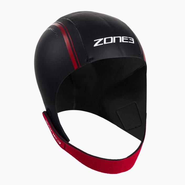 Neoprénová plavecká čiapka Zone3 červená/čierna NA18UNSC108 2