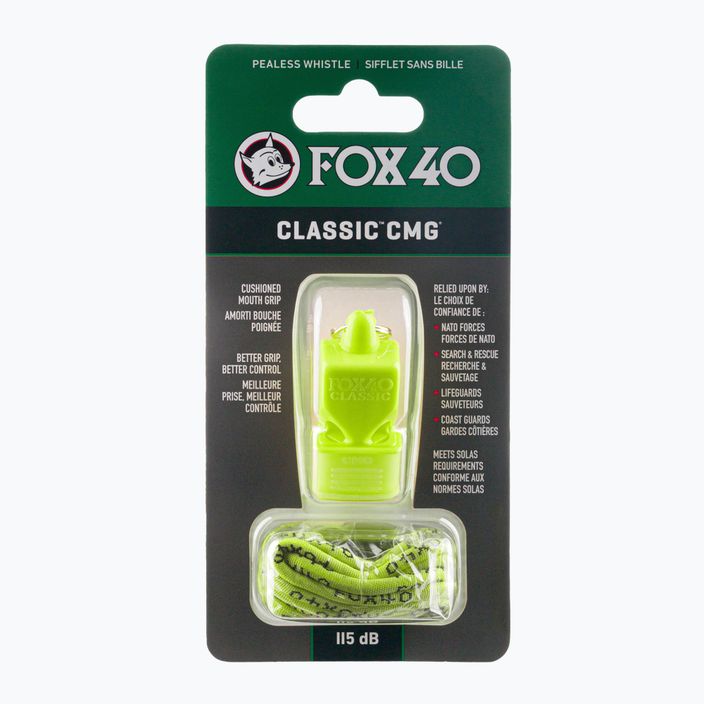 Fox 40 Classic CMG píšťalka žltá 9603 2