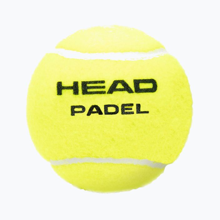 HEAD Padelové loptičky 3 ks žlté 575603 2