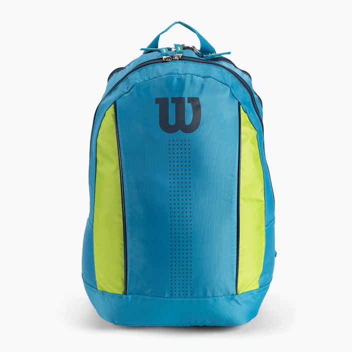 Detský tenisový batoh Wilson Junior modro-zelený WR8012903