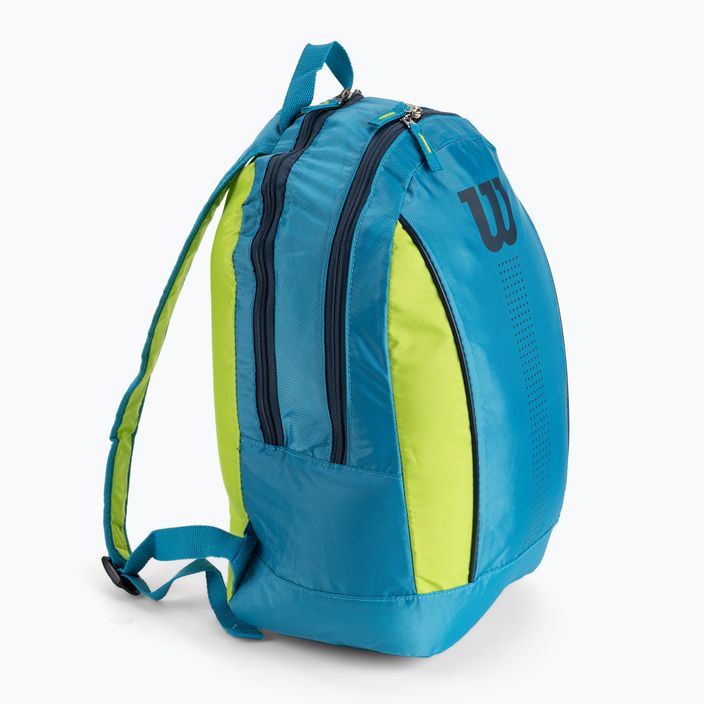 Detský tenisový batoh Wilson Junior modro-zelený WR8012903 3