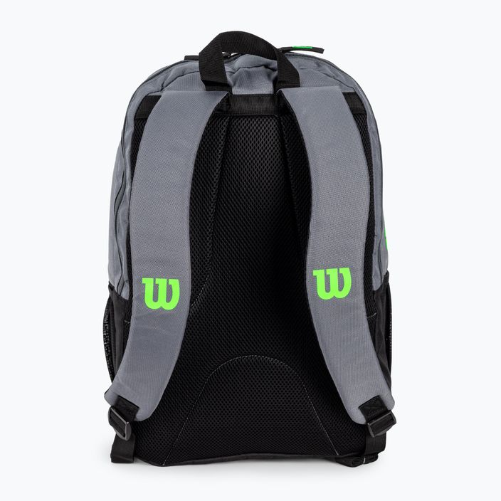 Tenisový batoh Wilson Team šedo-zelený WR8009903001 2