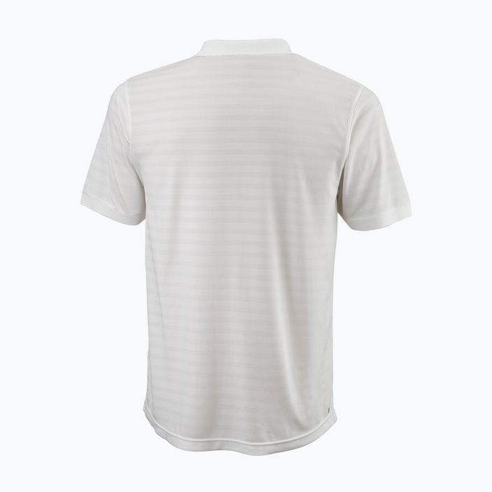 Pánske tenisové tričko Wilson Stripe Polo white WRA789703 2