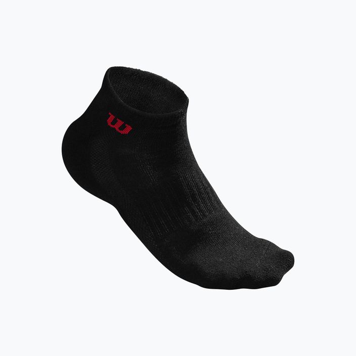 Wilson Quarter pánske tenisové ponožky 3 páry čierne WRA803102 5