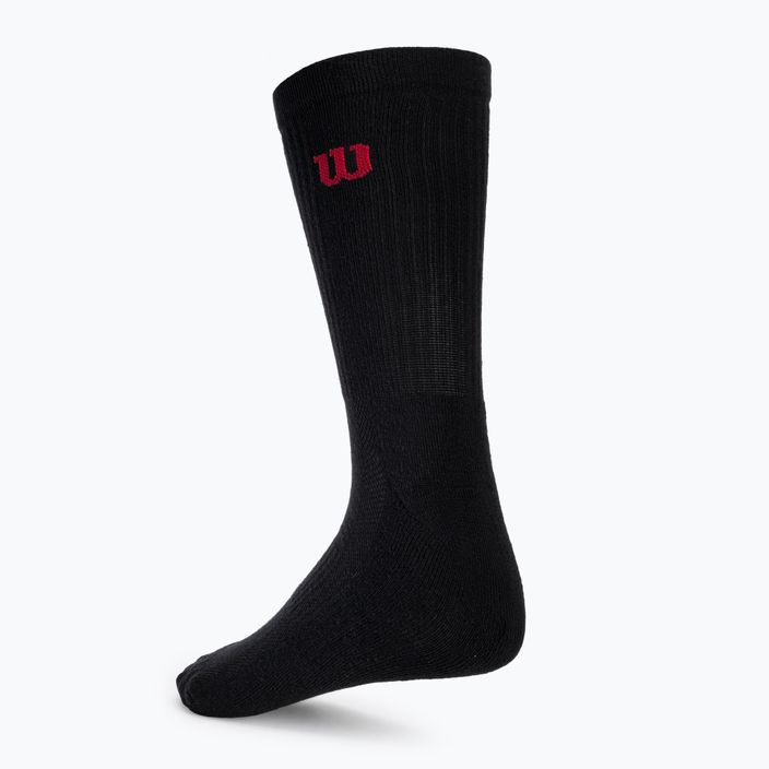 Wilson Crew pánske tenisové ponožky 3 páry čierne WRA803002 3