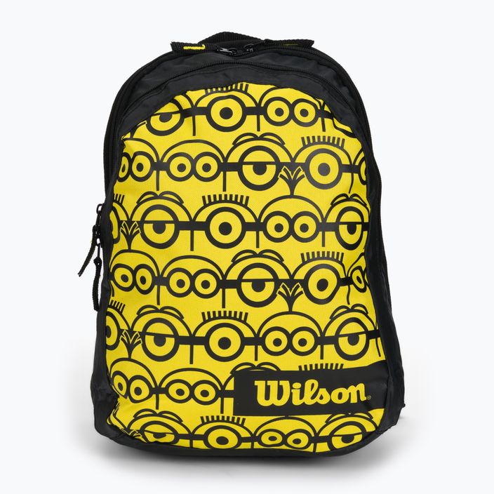 Detský tenisový batoh Wilson Minions JR čierno-žltý WR8014001 2