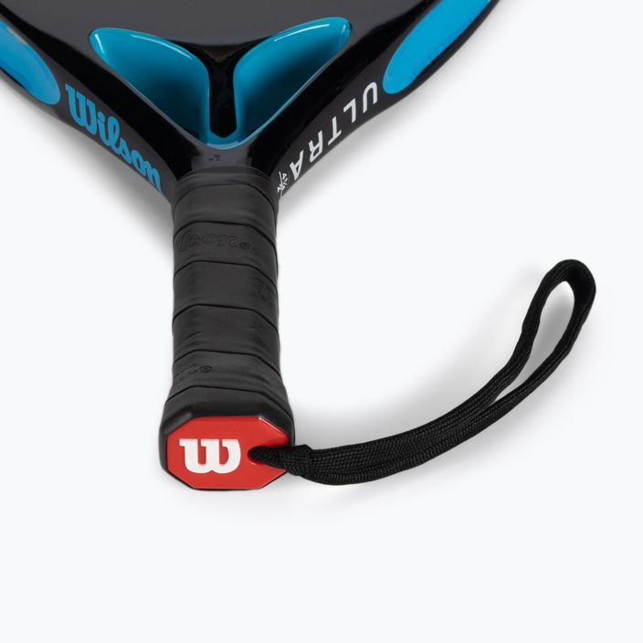 Raketa Wilson Ultra Team V2 Padel čierno-modrá WR067011U2 3