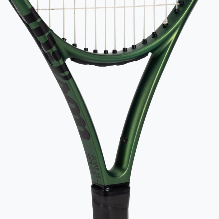 Detská tenisová raketa Wilson Blade 25 V8.0 čierno-zelená WR079310U 5