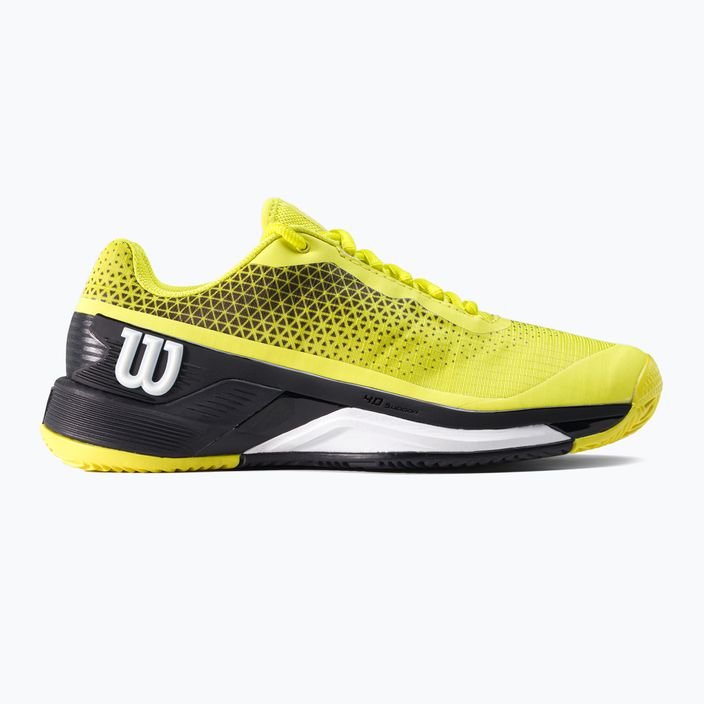 Wilson Rush Pro 4.0 Clay pánska tenisová obuv black and yellow WRS329450 2