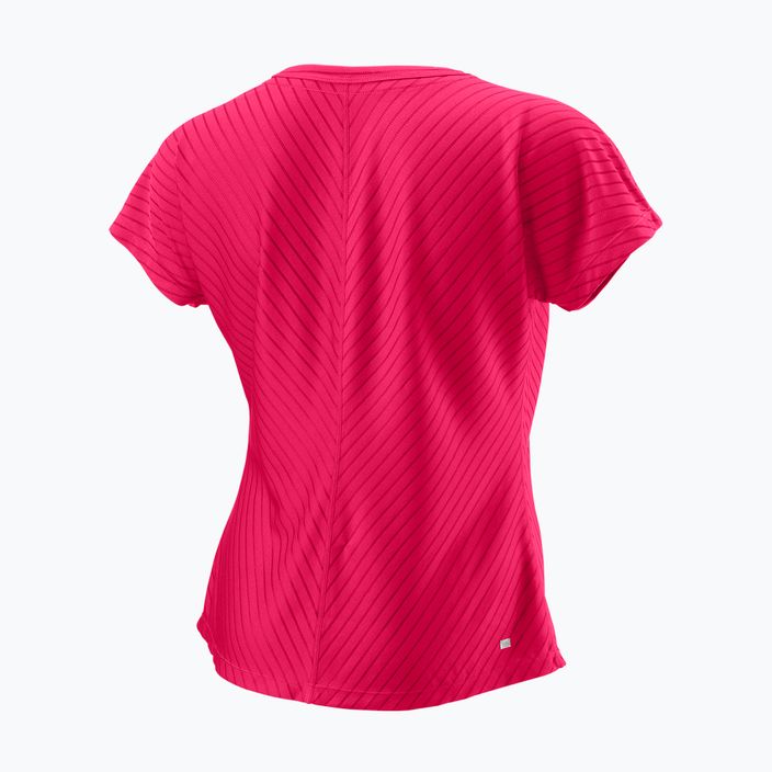 Dámske tenisové tričko Wilson Training V-Neck II pink WRA809601 2