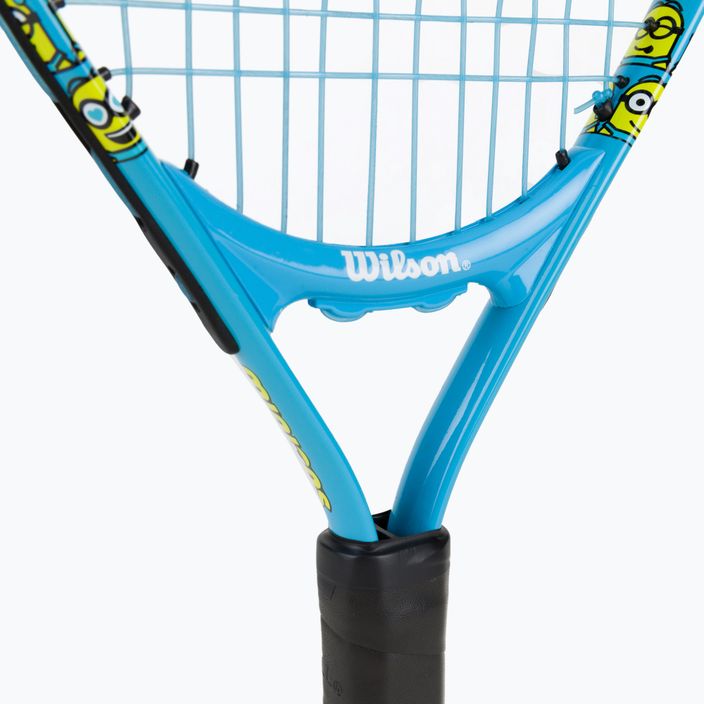 Detská tenisová raketa Wilson Minions 2.0 Jr 17 modrá/žltá WR096910H 4