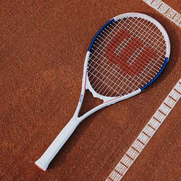 Tenisová raketa Wilson Roland Garros Elite bielo-modrá WR086110U 9