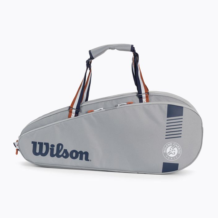 Tenisová taška Wilson Team 6 Pack Rolland Garros sivá WR8019101001 2