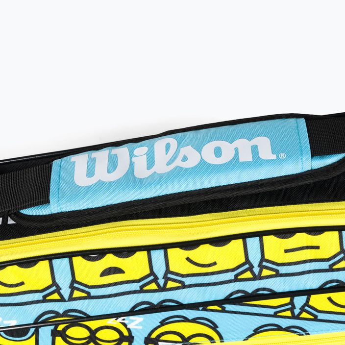 Wilson Minions 2.0 Team 3 Pack detská tenisová taška modrá/žltá WR8020301001 3