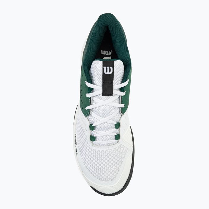 Pánska tenisová obuv Wilson Kaos Devo 2.0 white/evergreen 6