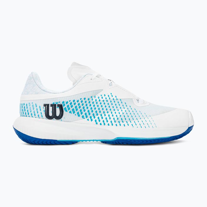 Pánska tenisová obuv Wilson Kaos Swift 1.5 Clay white/blue atoll/lapis blue 2