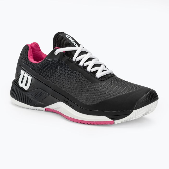 Dámska tenisová obuv Wilson Rush Pro 4.0 Clay black/hot pink/white