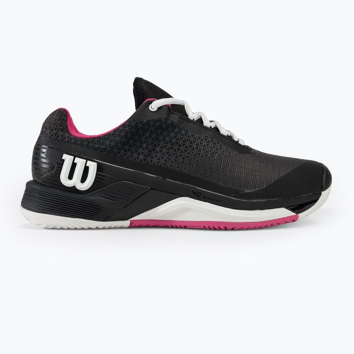 Dámska tenisová obuv Wilson Rush Pro 4.0 Clay black/hot pink/white 2