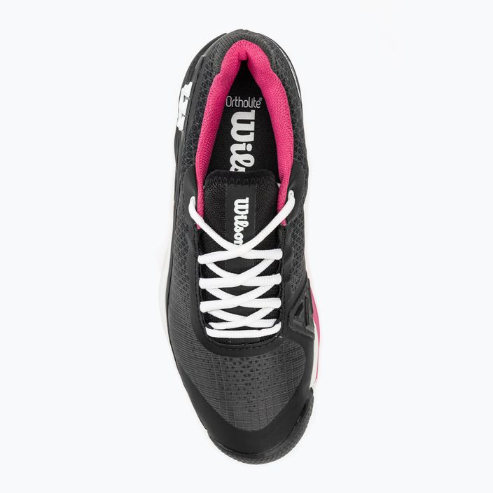 Dámska tenisová obuv Wilson Rush Pro 4.0 Clay black/hot pink/white 5