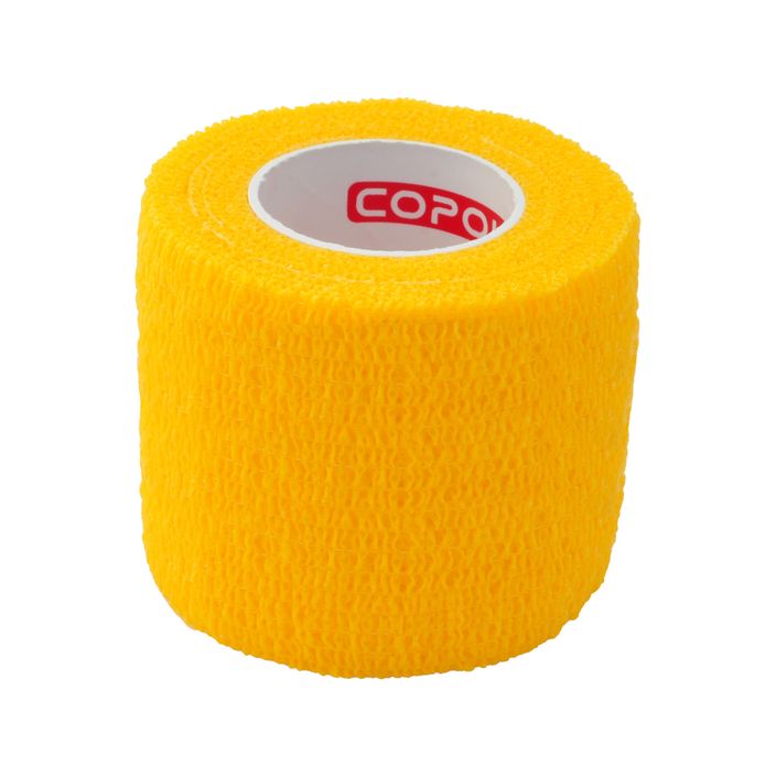 Kohezívna elastická bandáž Copoly žltá 0092