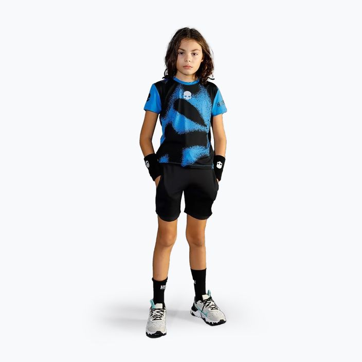Detské tenisové tričko HYDROGEN Spray Tech modré TK0502014 5