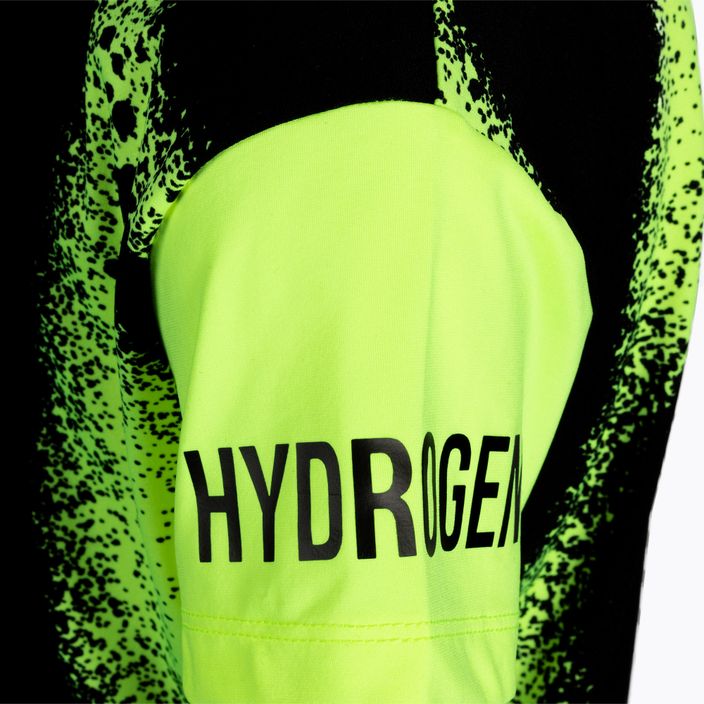 Detské tenisové tričko HYDROGEN Spray Tech žlté TK0502724 4