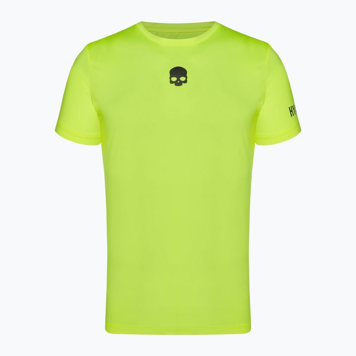 Pánske tenisové tričko HYDROGEN Basic Tech Tee fluorescenčná žltá 4