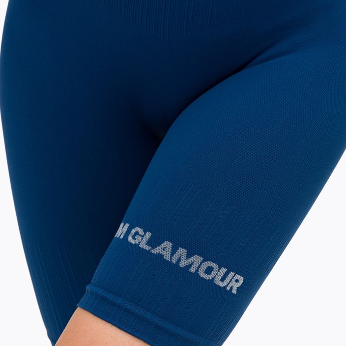 Dámske tréningové šortky Gym Glamour Bikery push up blue 317 4