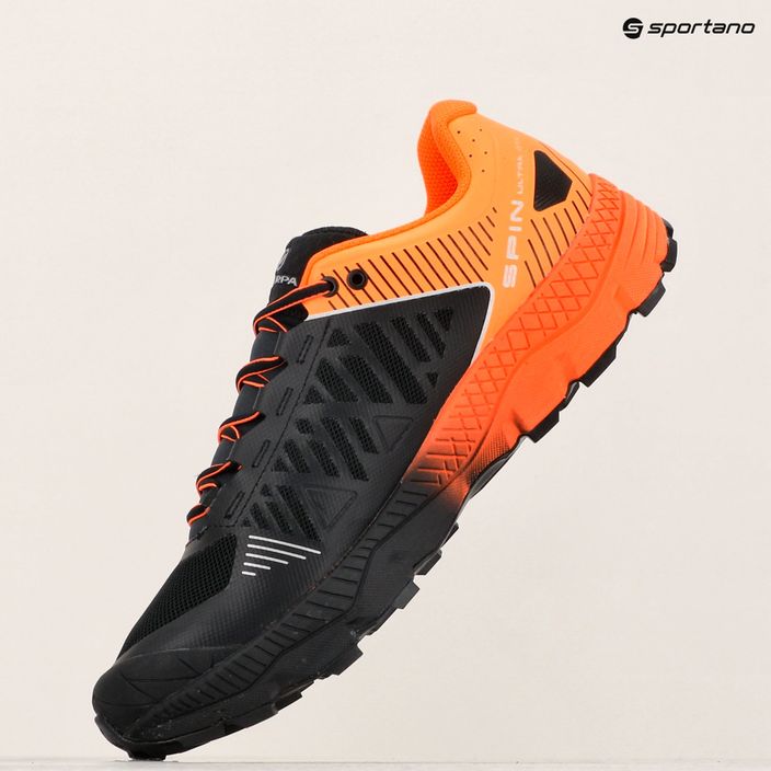 Pánska bežecká obuv SCARPA Spin Ultra GTX orange fluo/black 20