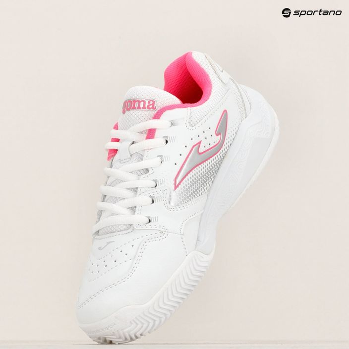 Detská tenisová obuv Joma Master 1000 JR C white/ fuchsia 11