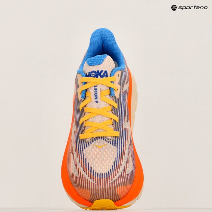 Detská bežecká obuv HOKA Clifton 9 ultramarine/electric tangerine 16