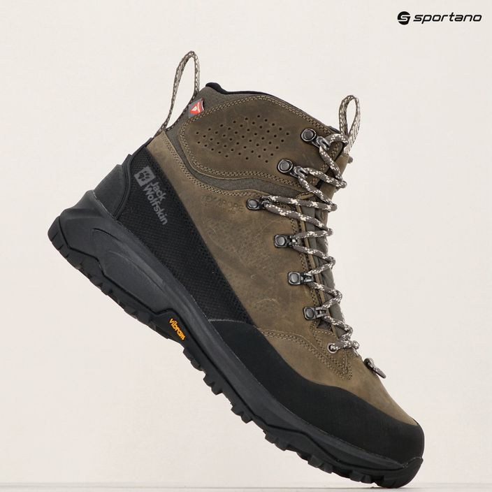 Pánske trekové topánky Jack Wolfskin Terraquest Arctic Texapore Mid cold coffee 3