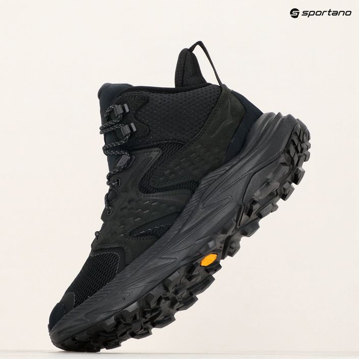 Pánska turistická obuv HOKA Anacapa 2 Mid GTX black/black 3