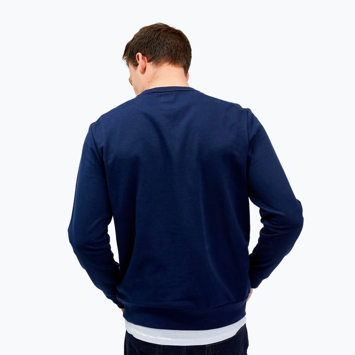 Pánska mikina GAP Logo Crewneck blue navy 3