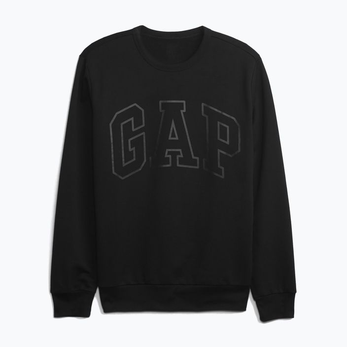 Pánska mikina GAP Logo Crewneck black 5