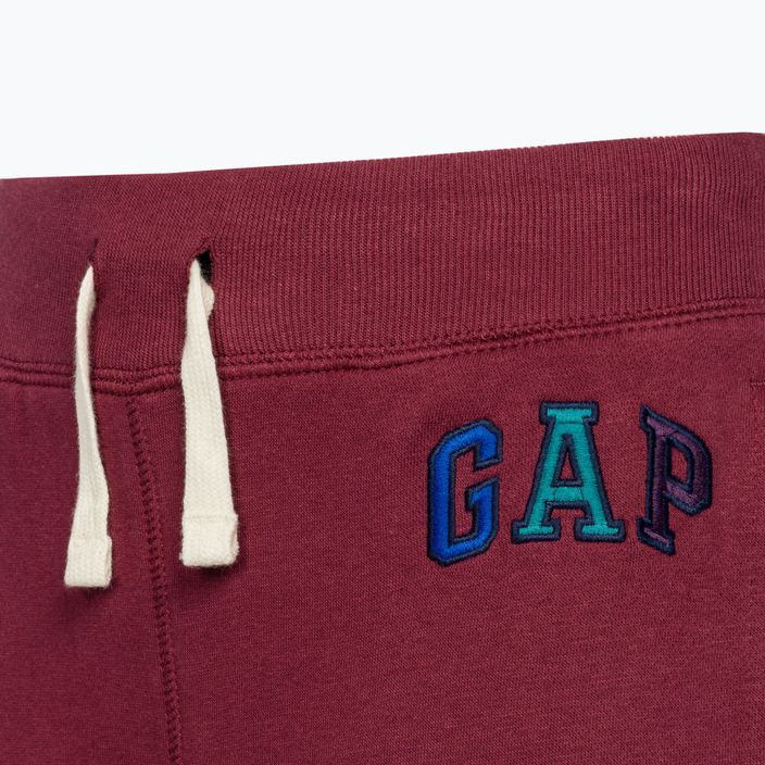Detské nohavice GAP V-Fall Fash Logo Jogger deep garnet red 3