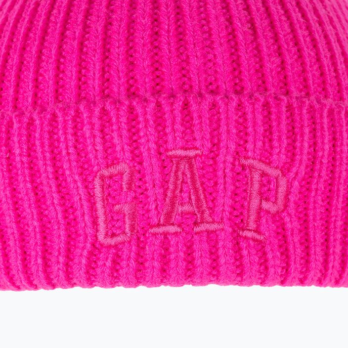Dámska čiapka GAP V-Logo Beanie standout pink 6
