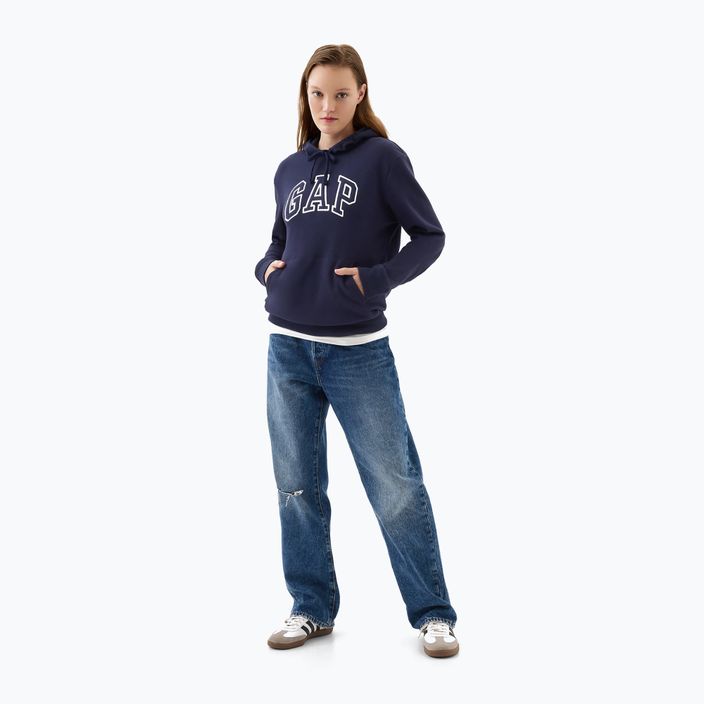 Dámska mikina GAP Heritage French Logo Hoodie navy 2